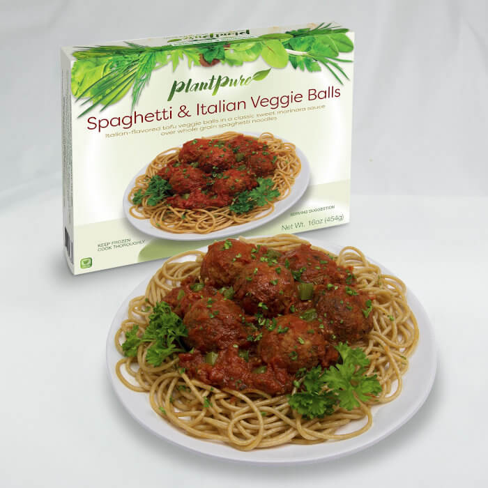 Spaghetti & Italian Veggie Balls
