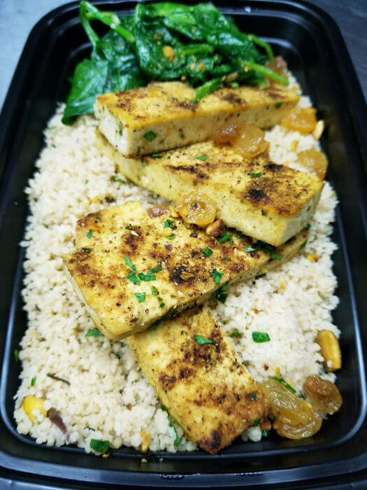 Grilled Tofu and Couscous