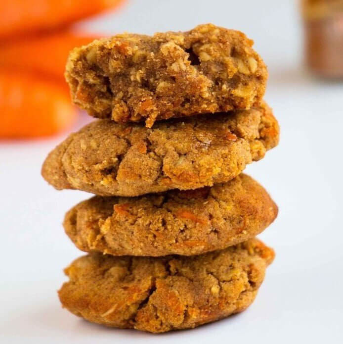 Carrot Cake Spice Chickpea Cookies